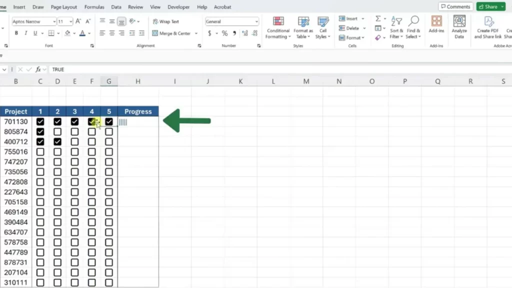 how to create project tracker in excel