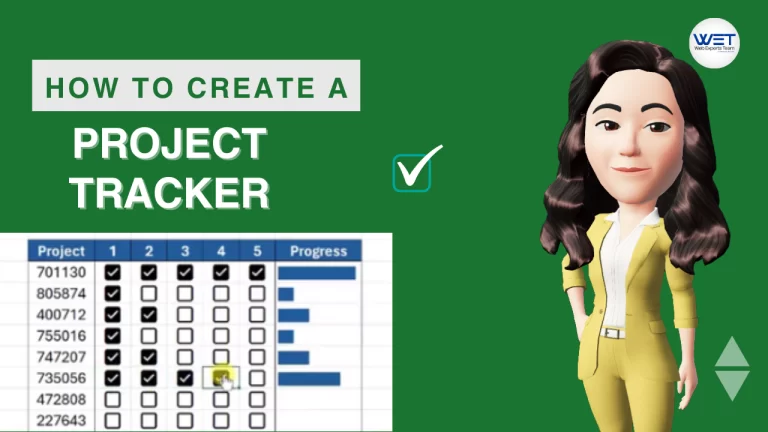 How to create project tracker in excel